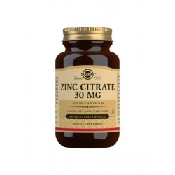 Zinc citrato 30 mg SOLGAR 100 capsulas