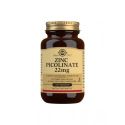 Picolinato zinc 22 mg SOLGAR 100 comprimidos