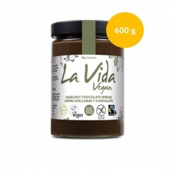 Crema chocolate avellana LA VIDA VE 600 gr BIO