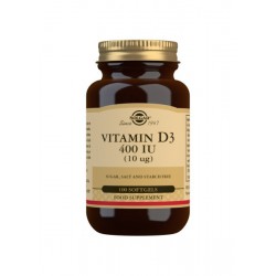 Vitamina D3 400 IU 10 mg SOLGAR 100 capsulas