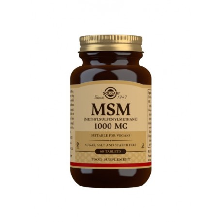 MSM 1000 mg SOLGAR 60 comprimidos