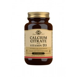 Calcium citrate SOLGAR 60 comprimidos
