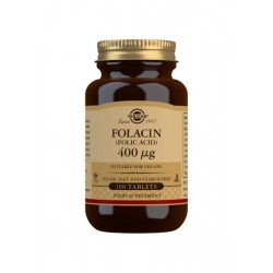 Folacin (Acido folico) 400 mg SOLGAR 100 comprimidos