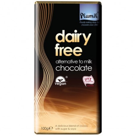 Chocolate alternativo a la leche PLAMIL 80 gr
