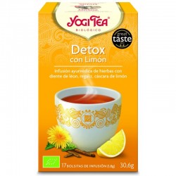 Yogi tea infusion purifica limon detox 17 bolsas BIO