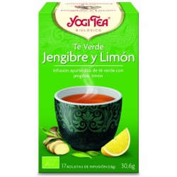 Yogi tea infusion te verde jengibre limon 17 bolsas BIO