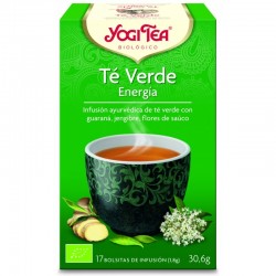 Yogi tea infusion verde energia 17 bolsas BIO