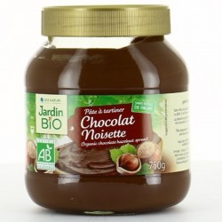 Crema chocolate avellana JARDIN BIO 750 gr