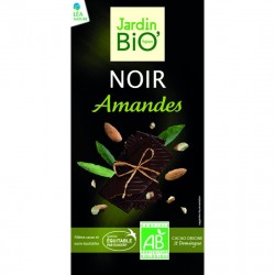 Chocolate negro con almendras JARDIN BIO 100 gr
