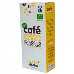 Cafe colombia molido ALTERNATIVA 3 (250 gr) BIO
