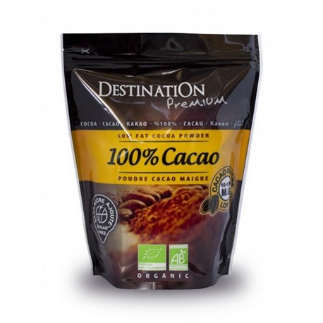 Cacao 100% sin azucar DESTINATION 250 gr