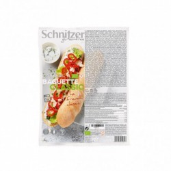 Pan Baguette clasica sin gluten SCHNITZER 2x180 gr BIO