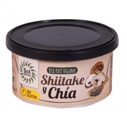 Pate vegano shiitake y chia sin gluten SOL NATURAL 125 gr BIO
