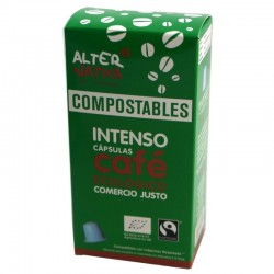 Cafe intenso ALTERNATIVA 3 (10 capsulas COMPOSTABLES) BIO