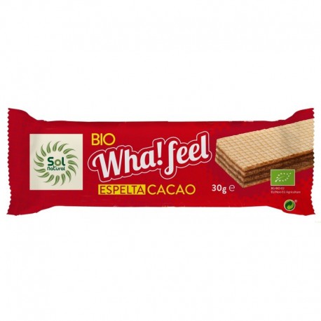 Whafeel espelta cacao SOL NATURAL 30 gr BIO