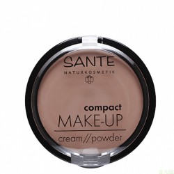 Maquillaje compacto polvo crema 03 golden SANTE