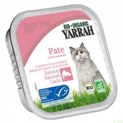 Tarrina gatos salmon YARRAH 100 gr