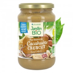 Crema cacahuete crunchy JARDIN BIO 350 gr