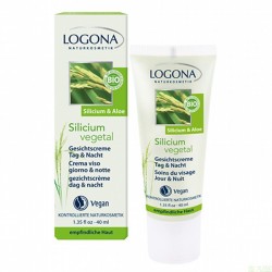 Crema facial silicio LOGONA 40 ml