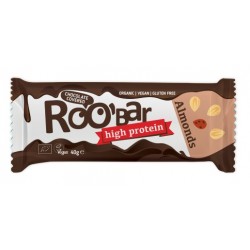 Barrita almendra chocolate proteina sin gluten ROOBAR 40 gr